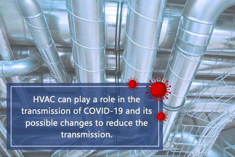 
										HVAC can play a role in the transmission of COVID-19 and its possible changes to reduce the transmission.