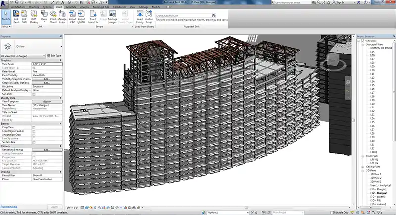 
										Interdisciplinary file linking system in Revit