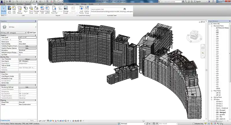 
										How does Revit assist in collaboration of BIM modelers while creating a model?