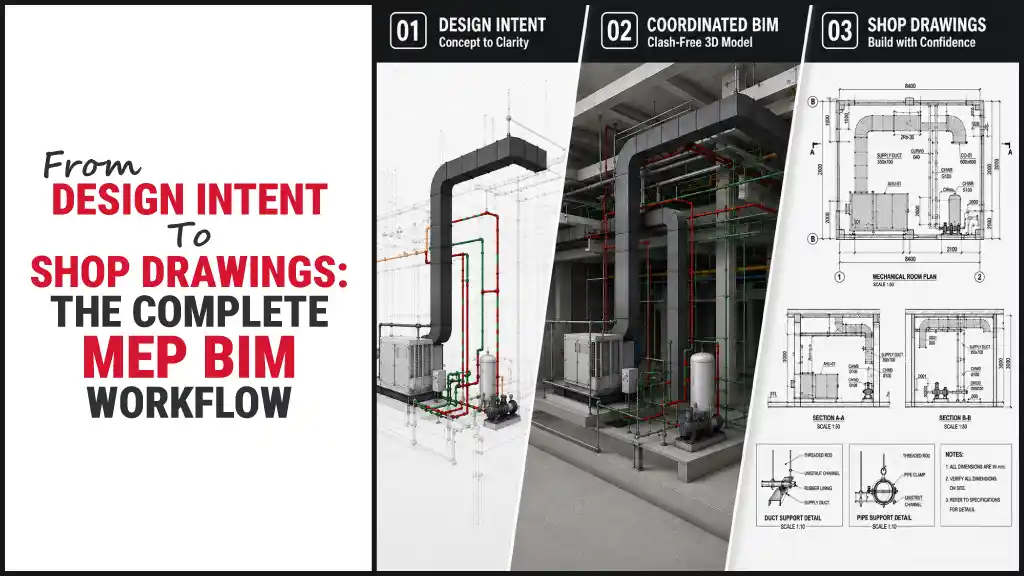 
										From Design Intent to Shop Drawings: The Complete MEP BIM Workflow